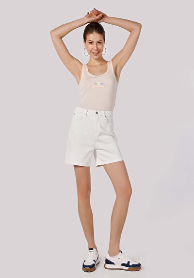 Afficher les détails de Short Anthracite Mom Short Femme