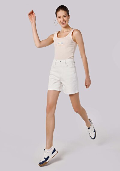 Image de Short Anthracite Mom Short Femme