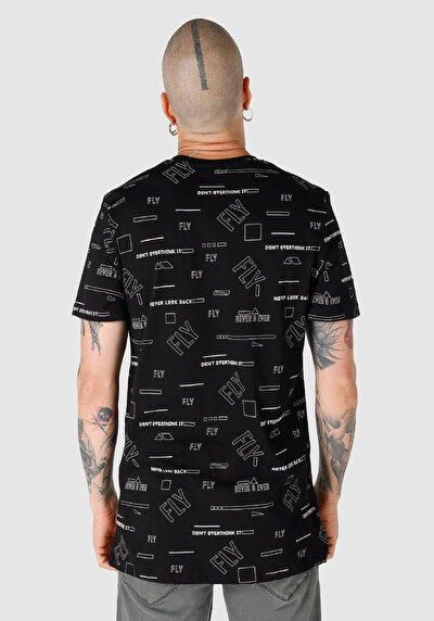 Image de T-shirt À Manches Courtes Noir Regular Fit Homme