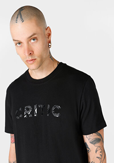 Image de T-shirt À Manches Courtes Noir Regular Fit  Homme