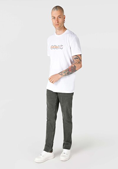 Image de T-shirt À Manches Courtes Blanc Regular Fit  Homme