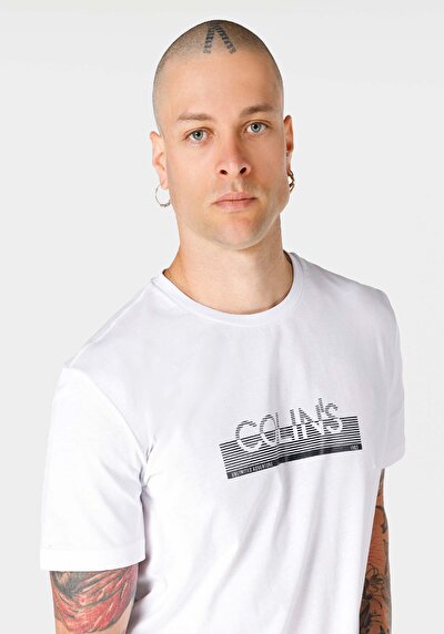 Image de T-shirt À Manches Courtes Blanc Regular Fit  Homme