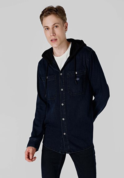 Image de Shırt À Manches Longues Marine Regular Fit Homme