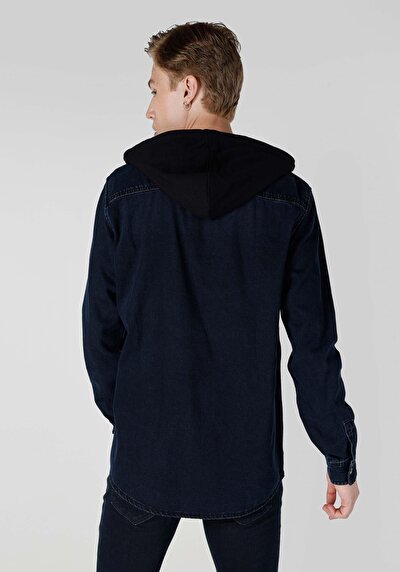 Image de Shırt À Manches Longues Marine Regular Fit Homme