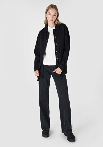 Afficher les détails de Veste De Blazer Noir Regular Fit   Femme