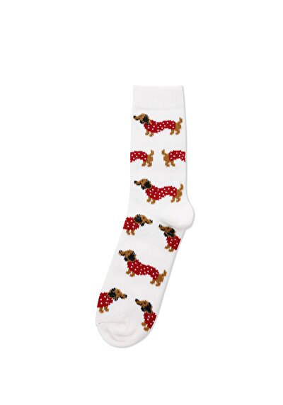 Image de Chaussettes Ecru Modern Fit Femme