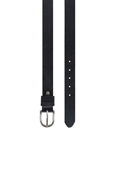 Afficher les détails de Ceinture Noir Modern Fit Femme