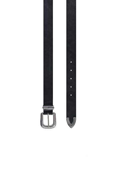 Image de Ceinture Noir Modern Fit Femme