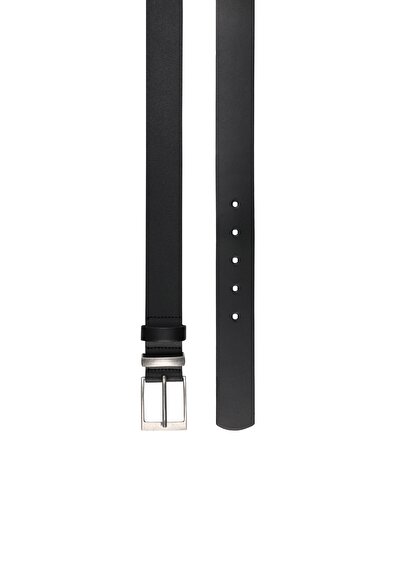 Image de Ceinture Noir Modern Fit Homme