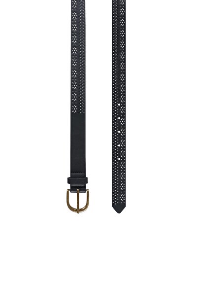 Image de Ceinture Noir Modern Fit Femme