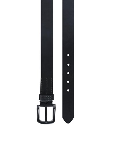 Image de Ceinture Noir Modern Fit Homme
