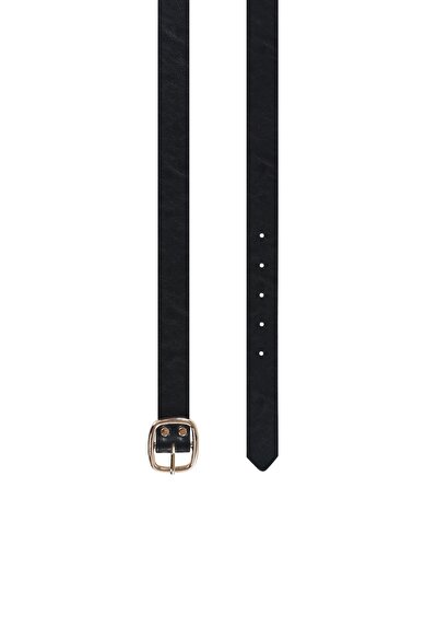 Image de Ceinture Noir Modern Fit Femme