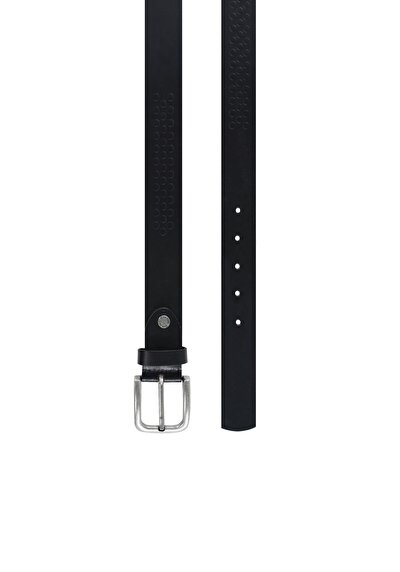 Image de Ceinture Noir Modern Fit Homme
