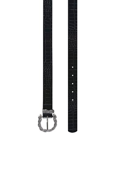 Image de Ceinture Noir Modern Fit Femme
