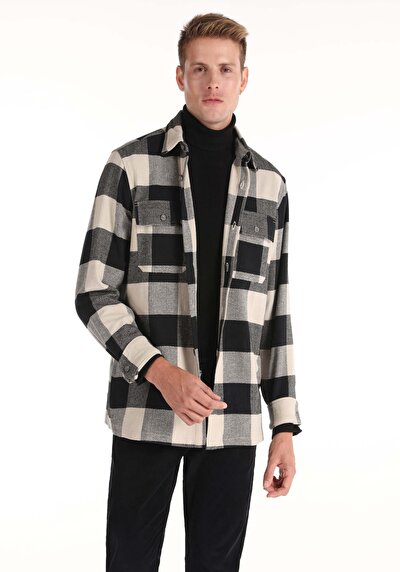 Image de Chemise À Manches Longues Noir Homme