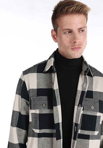 Image de Chemise À Manches Longues Noir    Homme