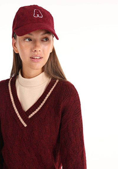 Image de Pull Bordeaux Regular Fit   Femme