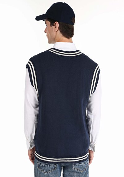 Image de Pull Marine Regular Fit   Homme