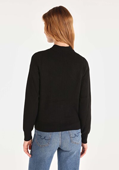 Image de Cardigan Tricot Noir Regular Fit Femme