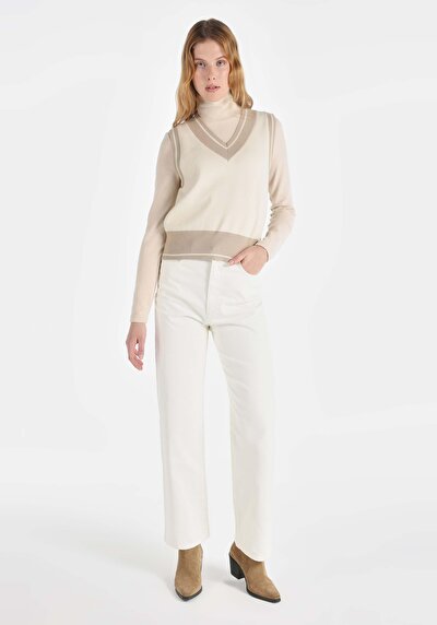 Image de Pull Beige Regular Fit   Femme