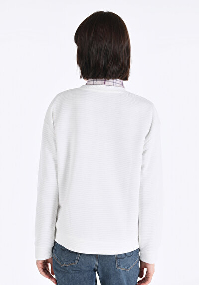 Image de Pull-over Blanc Regular Fit  Femme