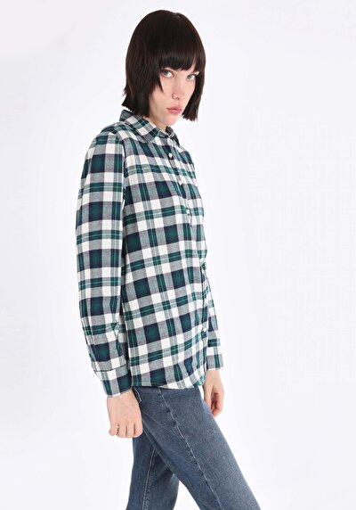Image de Chemise À Manches Longues Vert Femme