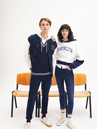 Image de Pull Marine Regular Fit   Homme
