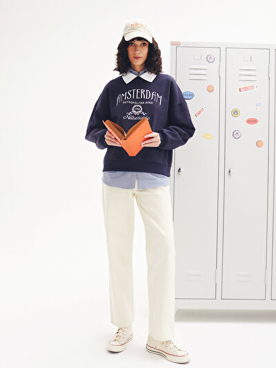 Image de Pull-over Marine Regular Fit  Femme