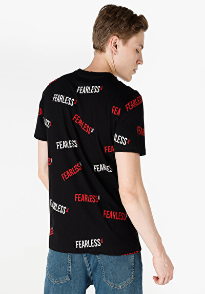 Image de T-shirt À Manches Courtes Noir Regular Fit  Homme