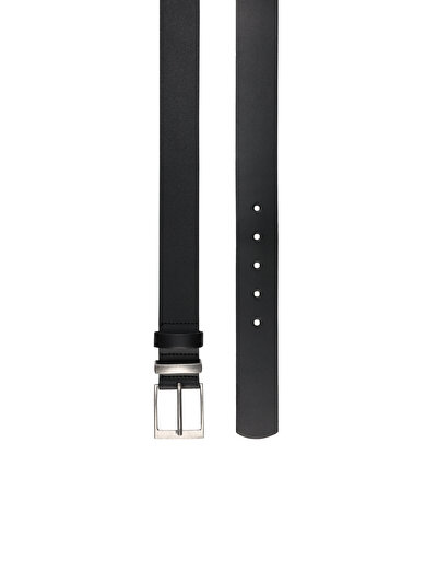 Image de Ceinture Noir Modern Fit Homme