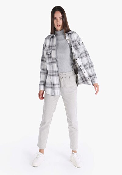 Image de Chemise À Manches Longues Gris Femme