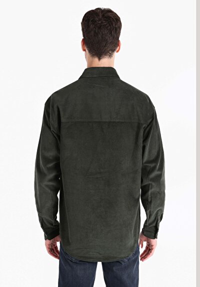 Afficher les détails de Chemise À Manches Longues Vert    Homme