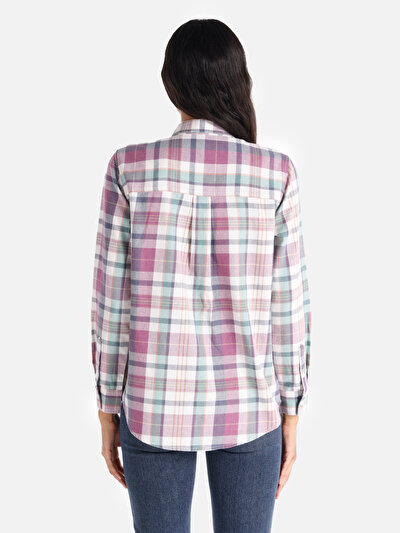 Image de Chemise À Manches Longues Multicolou Regular Fit Femme