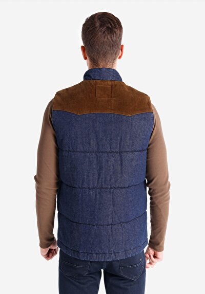 Image de Gilet Bleu Regular Fit Homme