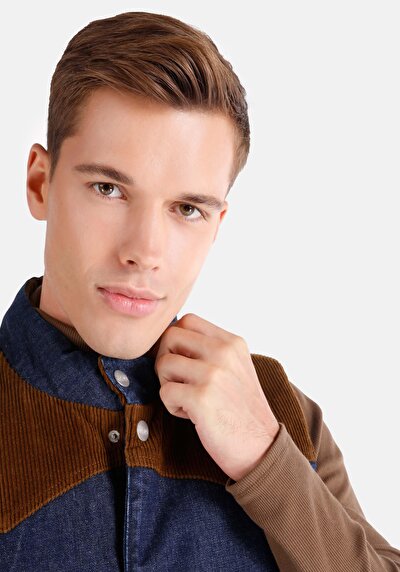 Image de Gilet Bleu Regular Fit Homme