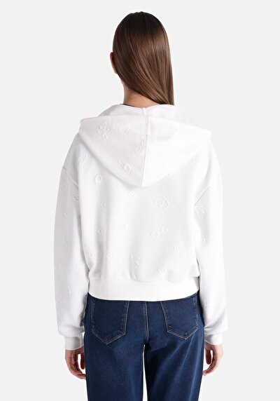 Afficher les détails de Pull-over Blanc Regular Fit  Femme