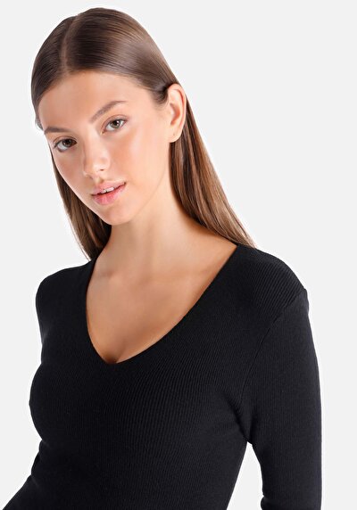 Image de Robe Noir Slim Fit    Femme