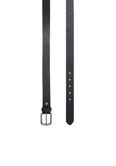 Image de Ceinture Noir Modern Fit Homme