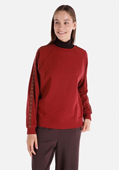 Afficher les détails de Pull-over Bordeaux Regular Fit  Femme