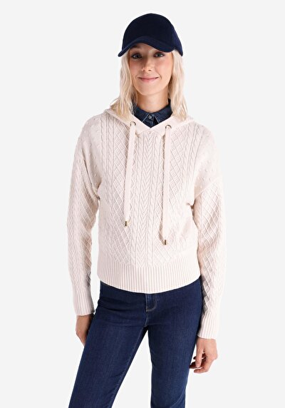 Image de Pull Ecru Regular Fit   Femme