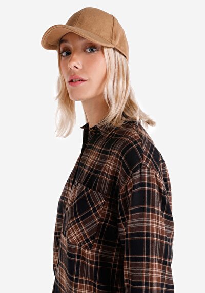 Image de Chemise À Manches Longues Marron    Femme