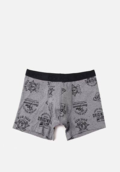 Image de Sous-vêtements Anthracite Modern Fit Imprimé Homme