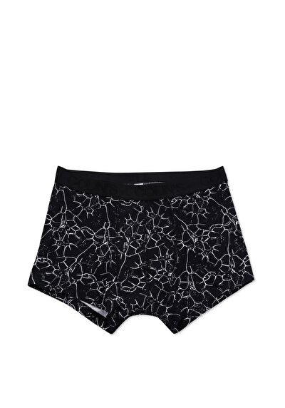 Image de Sous-vêtements Noir Modern Fit Imprimé Homme