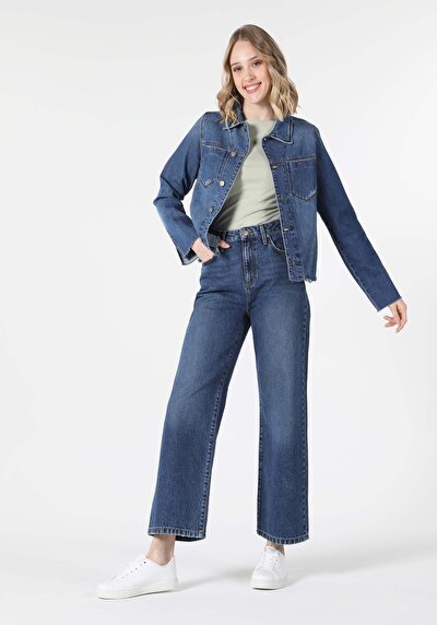 Image de Veste De Blazer Denim Regular Fit Femme