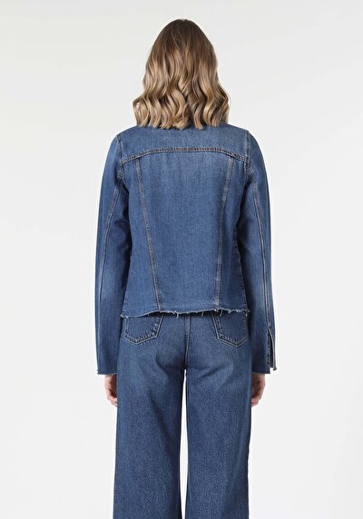 Image de Veste De Blazer Denim Regular Fit Femme