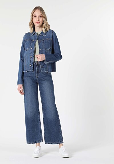 Image de Veste De Blazer Denim Regular Fit Femme