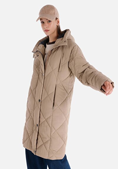 Image de Manteau Beige Regular Fit Femme