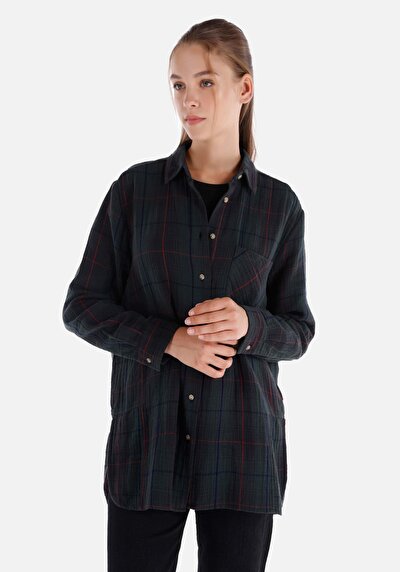 Image de Chemise À Manches Longues Vert    Femme