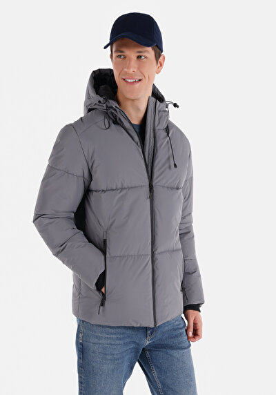Afficher les détails de Veste Gris Slim Fit    Homme