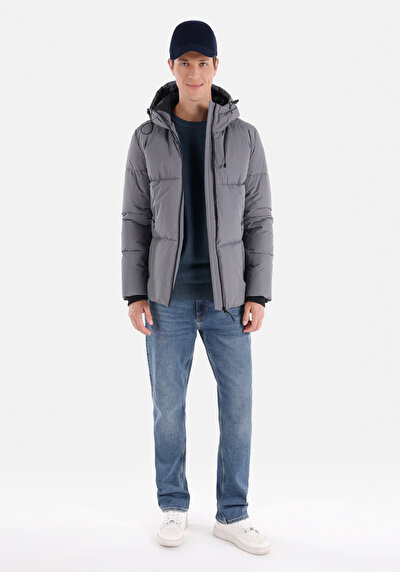 Afficher les détails de Veste Gris Slim Fit    Homme